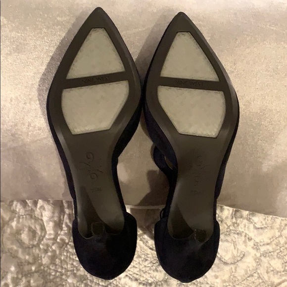 NINE WEST SEXY WOMEN’S FLORENT LEATHER PUMP - Picture 5 of 8